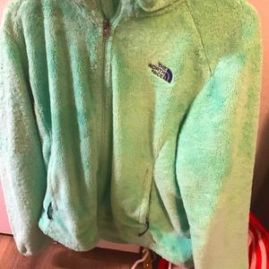 Turquoise North face women’s jacket medium